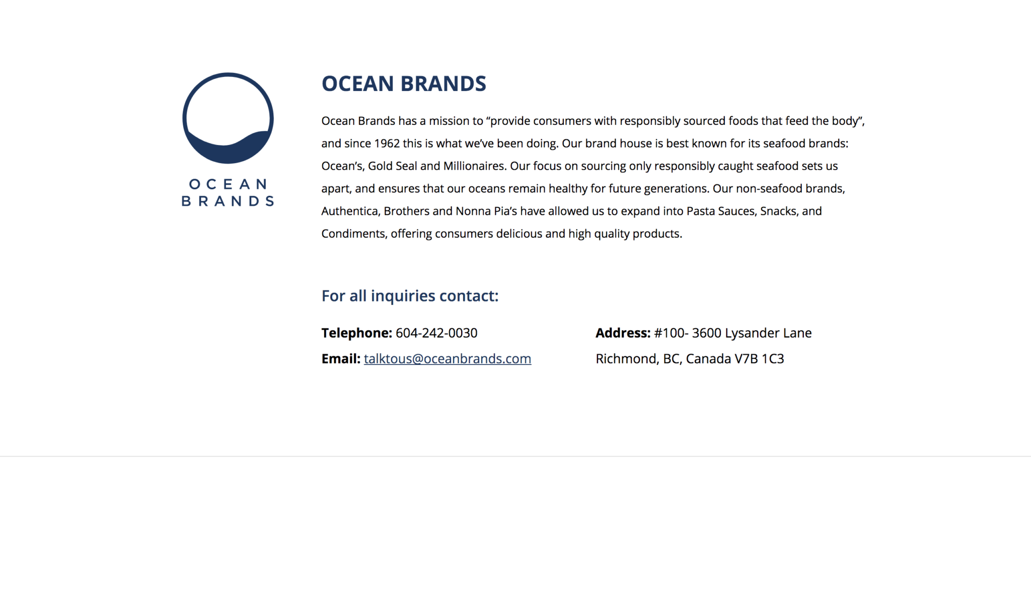 Ocean Brands - Keys for Tomorrow - Positive & sustainable innovations