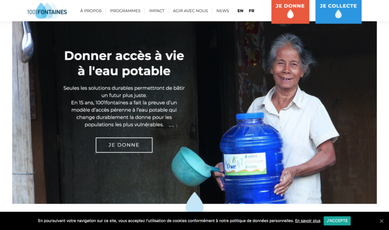 1001 fontaines • A sustainable safe water enterprise