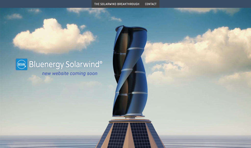 Bluenergy Solarwind PowerStation