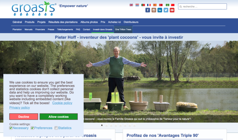 Groasis Ecological Water Saving Planting