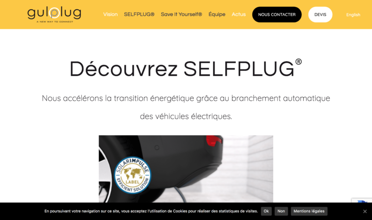 Gulplug – innovative hands-free electric vehicle charger