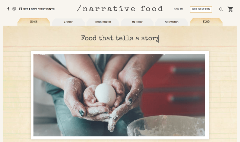 Narrative Food