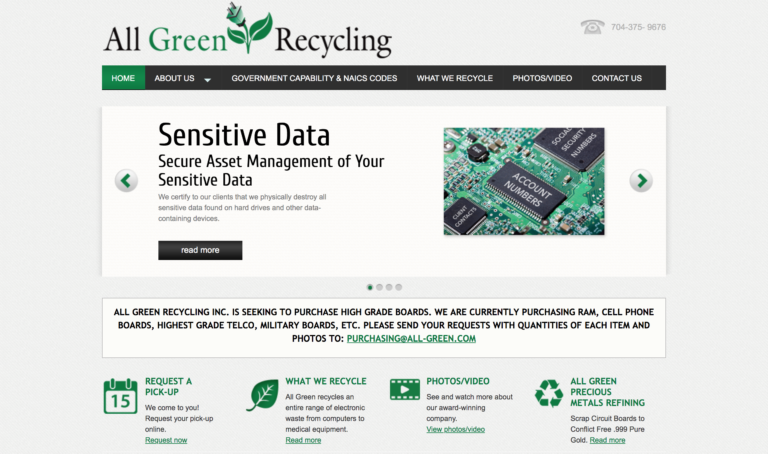 ALL GREEN RECYCLING INC.
