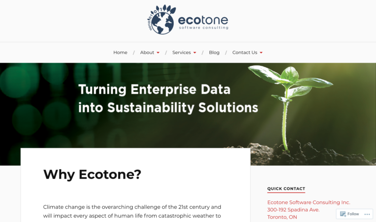 Ecotone Software Consulting Inc.