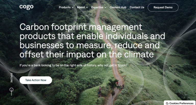 Cogo • Reduce the carbon footprint from the money you spend