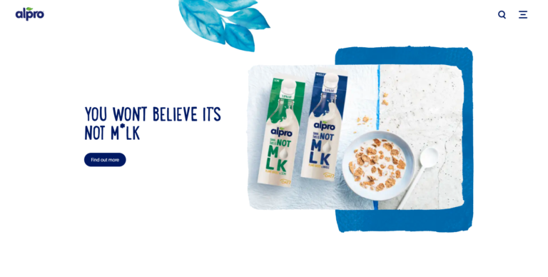 Alpro • Tasty plant-based food and drink for your health