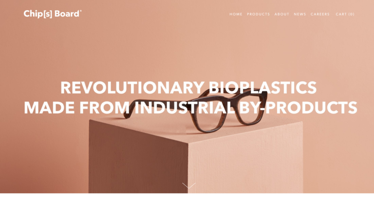 Chip’s board • Bio-plastics products out of waste from potatoes.
