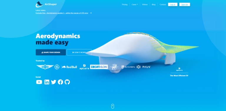 AirShaper – Online platform to optimize the aerodynamics of 3D models