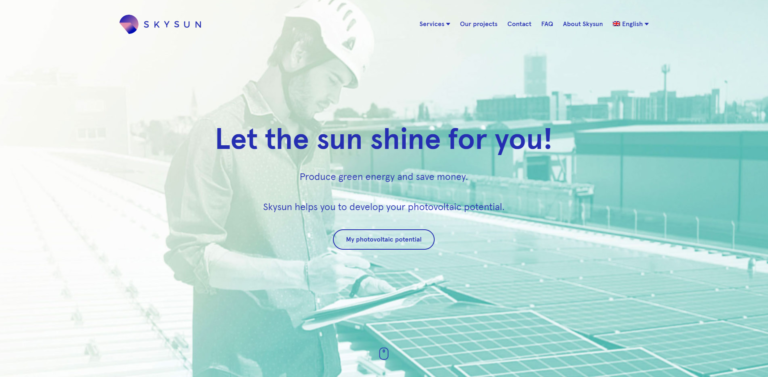 SKYSUN • Solar power third-party investment firm