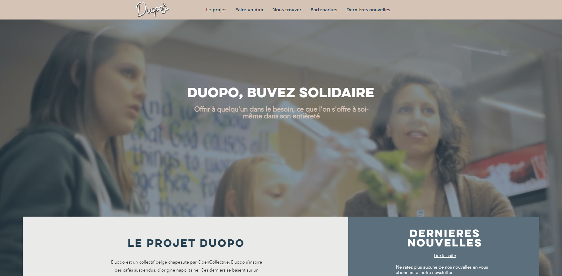Duopo • Offer a moment of comfort to people in precarity