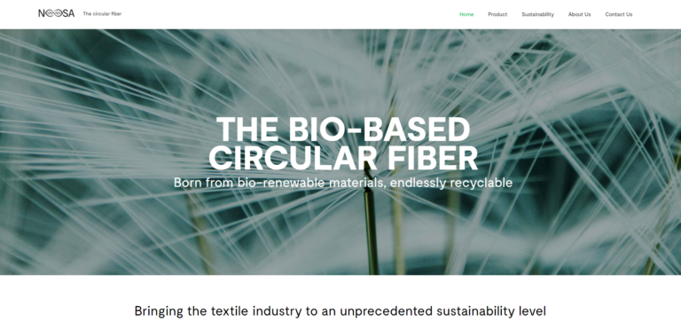 NOOSA • Biorenewable textile fabric infinitely recyclable