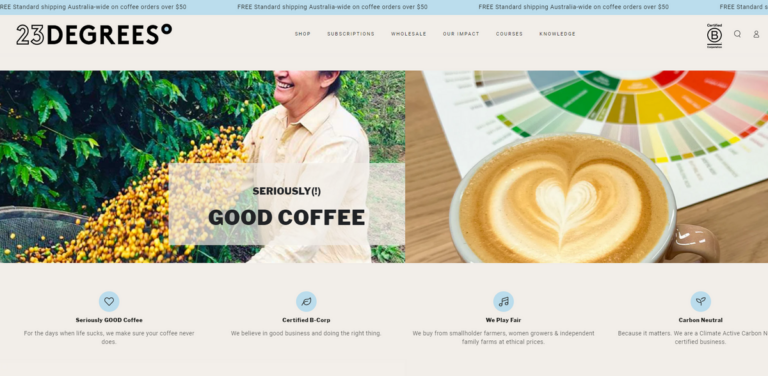 Manage Your Coffee Subscription and Support Sustainability with 23 Degrees Coffee Roasters