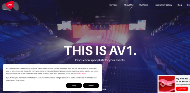 Pioneering Sustainable Audio Visual Solutions for Events with AV1