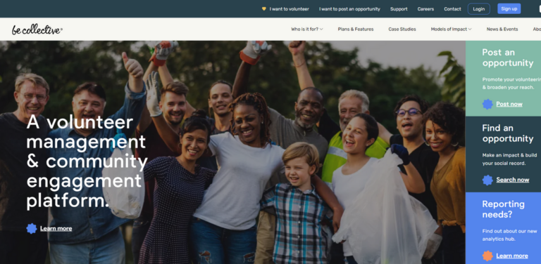 Empower Your Community with Be Collective: Innovative Volunteer Management Software