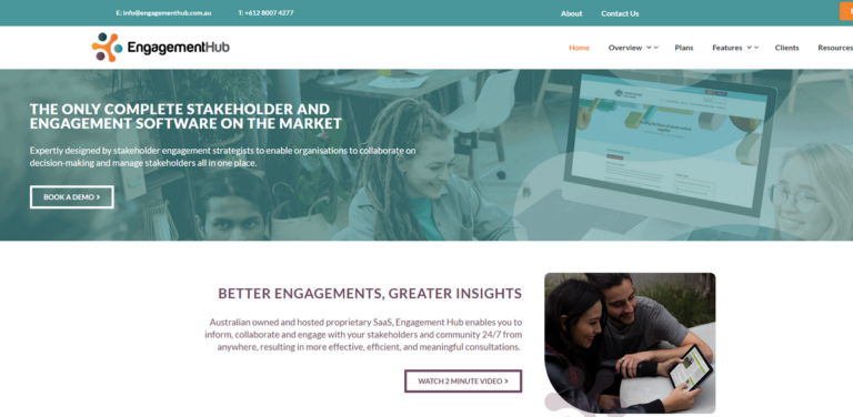 Enhancing Community Engagement and Sustainability with Engagement Hub