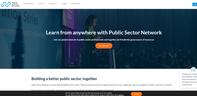 Connecting for a Sustainable Future: Harnessing the Power of the Public Sector Network