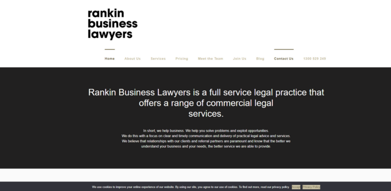 Rankin Business Lawyers: Leading the Way in Sustainable Legal Solutions for Modern Businesses