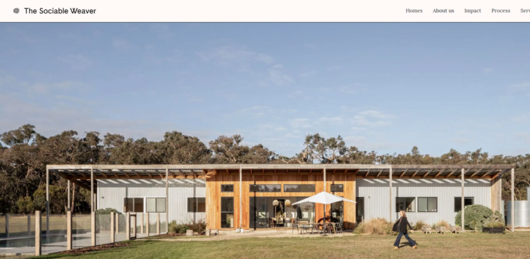 About The Sociable Weaver: Designing Sustainable Homes for Healthier Communities