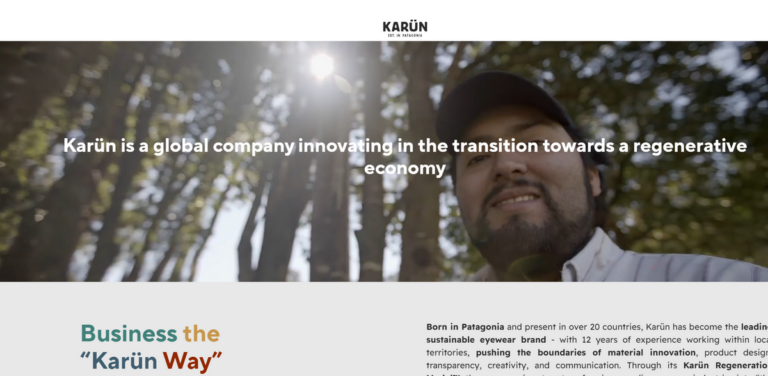 Pioneering Sustainable Eyewear: How Karün World is Shaping a Regenerative Economy