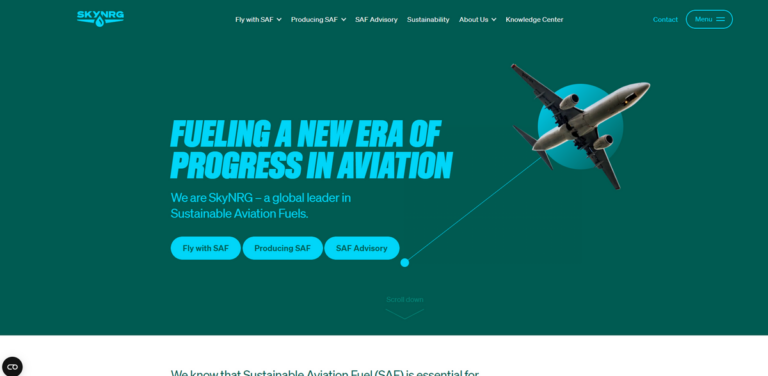 Pioneering Sustainable Aviation Fuel for a Greener Future with SkyNRG