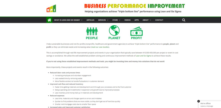 Business Performance Improvement: Unlocking Sustainable Growth Through Lean and Six Sigma Techniques