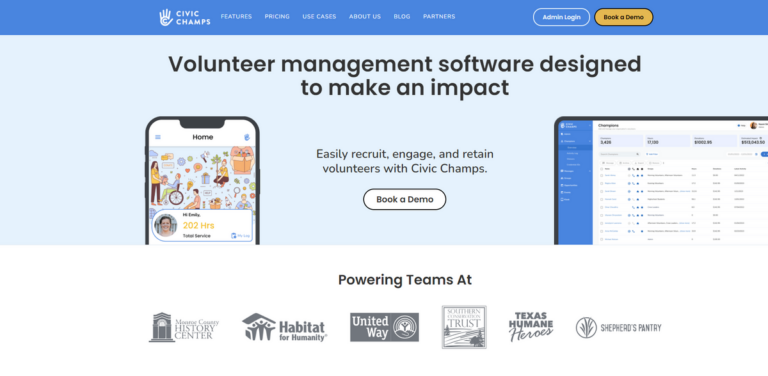 Empower Nonprofits with Sustainable Volunteer Management Software by Civic Champs