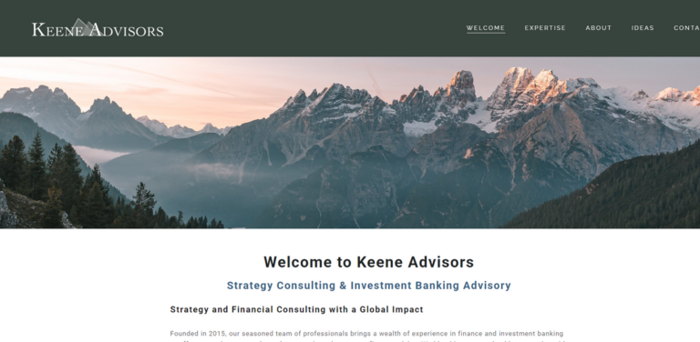 Keene Advisors: Pioneering Sustainable Strategy Consulting and Ethical Investment Banking