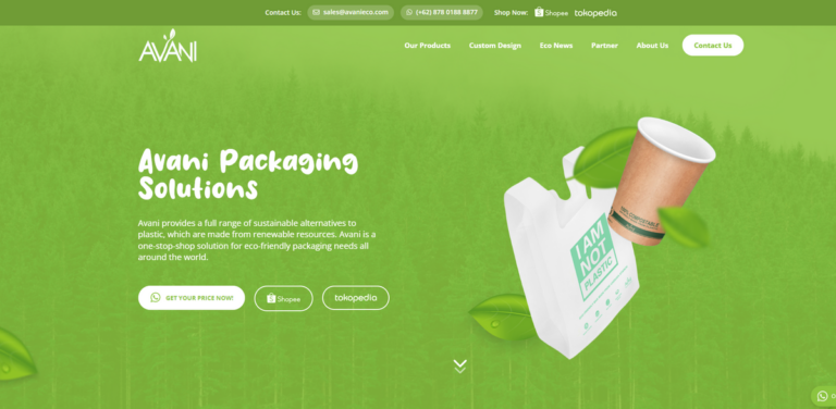 Avani: Revolutionizing Sustainable Packaging Solutions to Combat Plastic Pollution