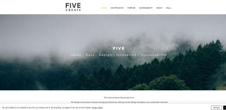 Five Create: Innovating for a Sustainable Future with Award-Winning Designs