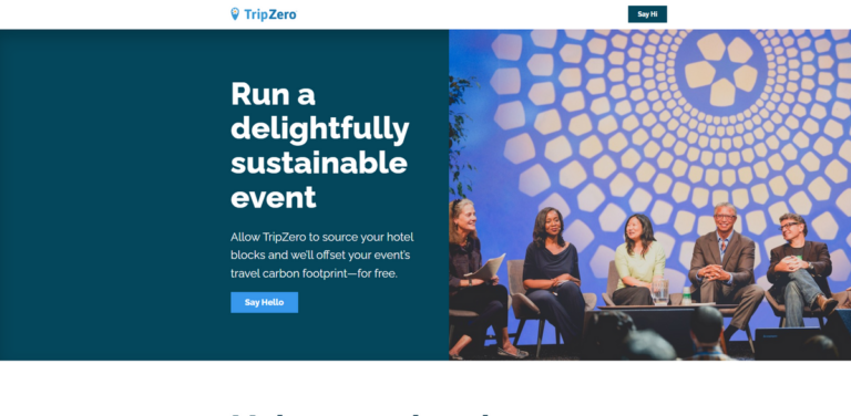 Run a Sustainable Event with TripZero: Save Money and the Planet