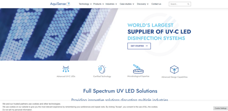 AquiSense Inc. Leads the Way in UV-C LED Disinfection Technology