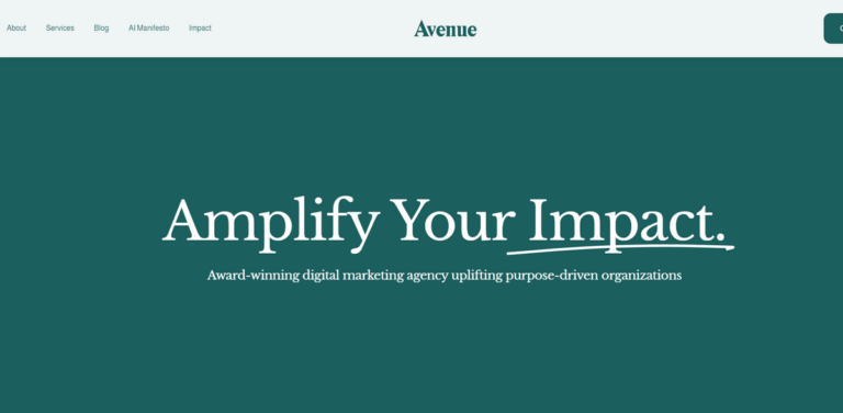 Avenue: Amplifying Impact Through Conscious Digital Marketing