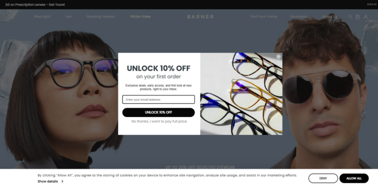 Barner: A Sustainable Approach to Eyewear for All Ages