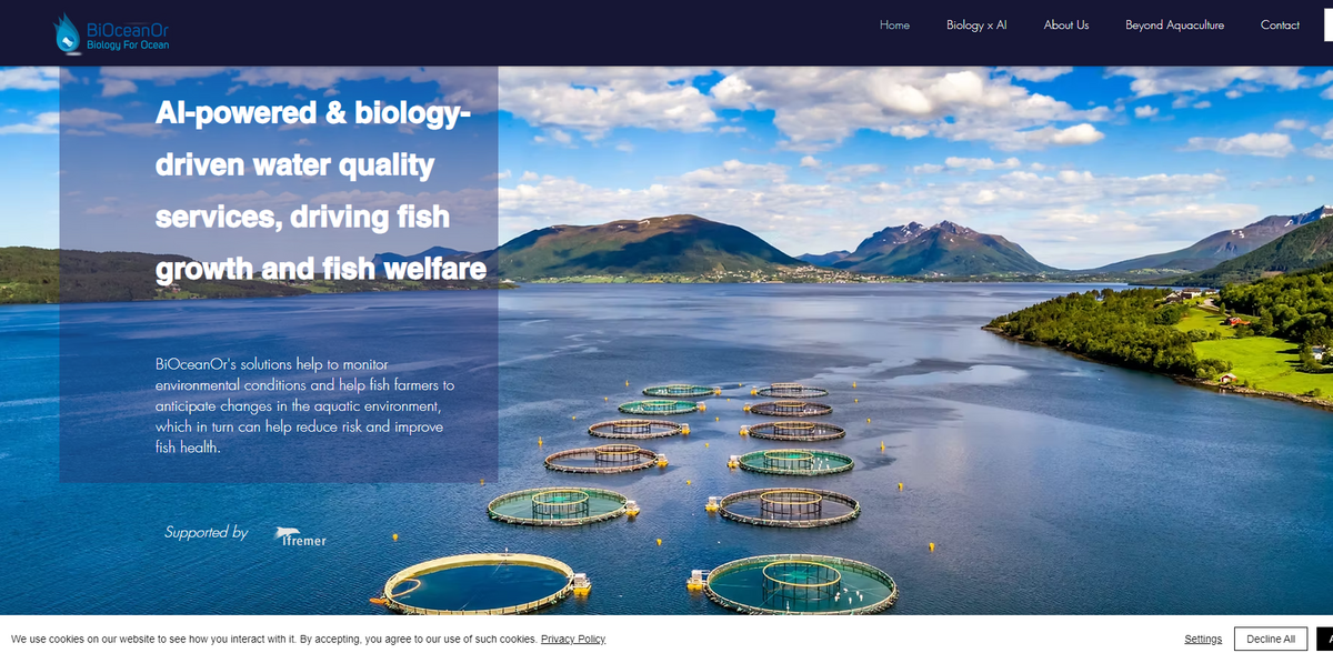Bioceanor water quality monitoring