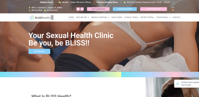 BLISS Health: A Comprehensive Approach to Sexual Health in Florida