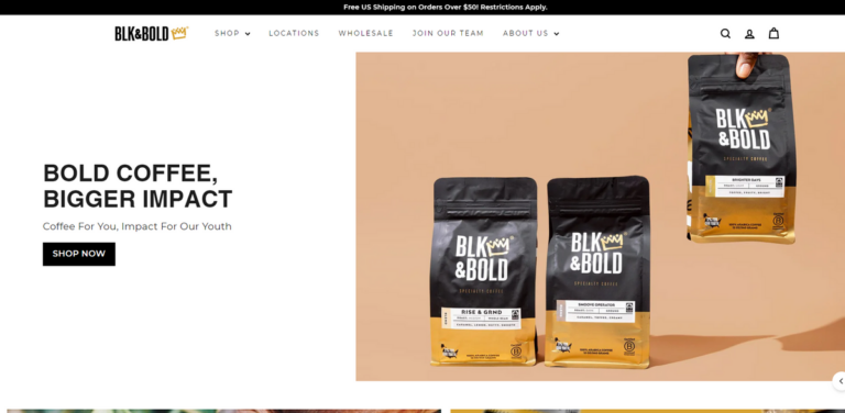 BLK & Bold Specialty Beverages: Brewing Community Impact with Every Sip
