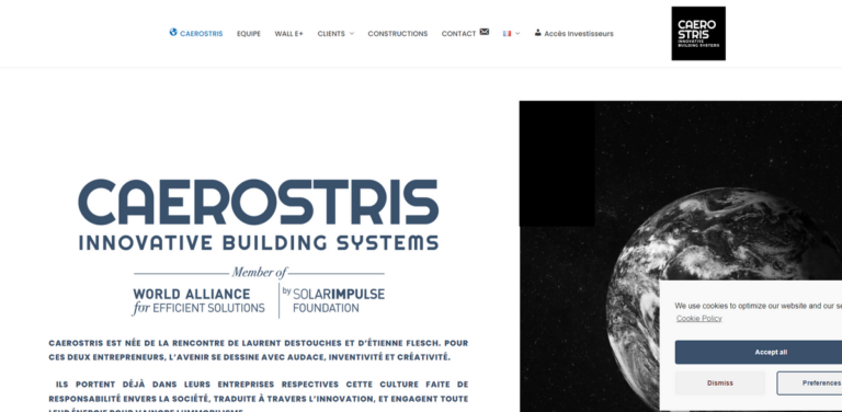 CAEROSTRIS Innovative Building Systems: Redefining Sustainable Construction