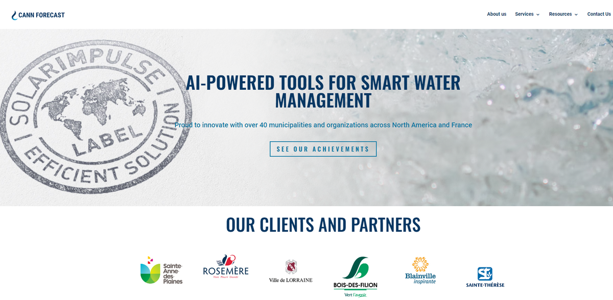 CANN Forecast water management
