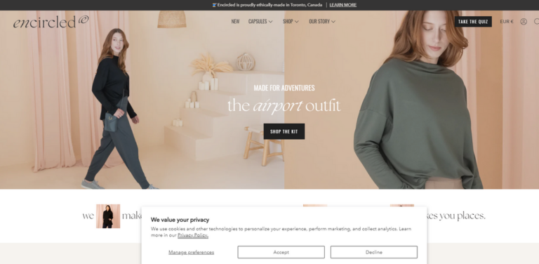 Encircled: A Commitment to Sustainable Fashion and Ethical Practices