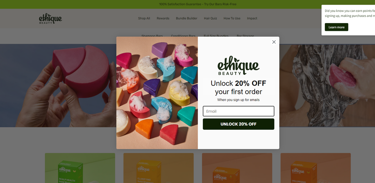 sustainable personal care