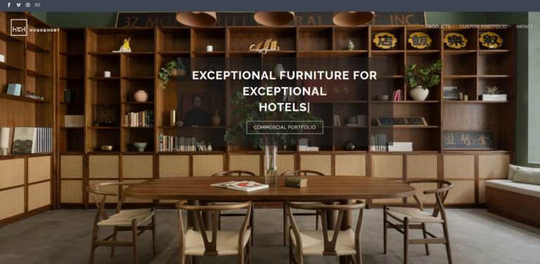 Hugo & Hoby: Crafting Sustainable Furniture for Exceptional Spaces