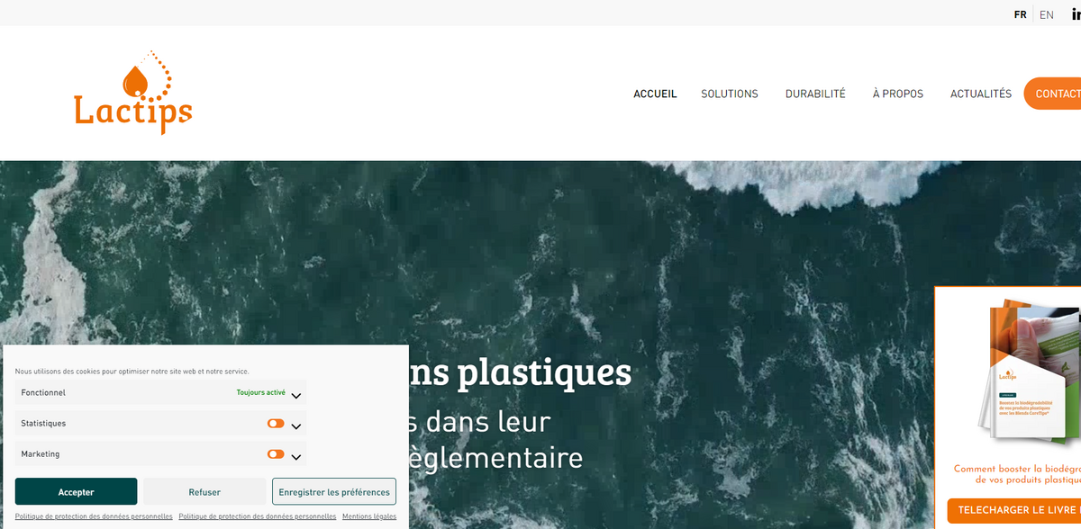 Lactips microplastics