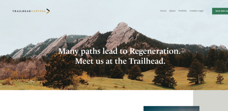 Trailhead Capital: Investing in a Regenerative Future for Food and Agriculture