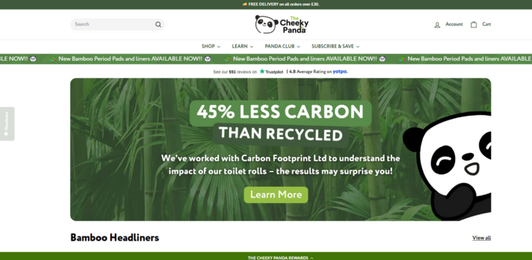The Cheeky Panda: Eco-Friendly Bamboo Tissue Solutions