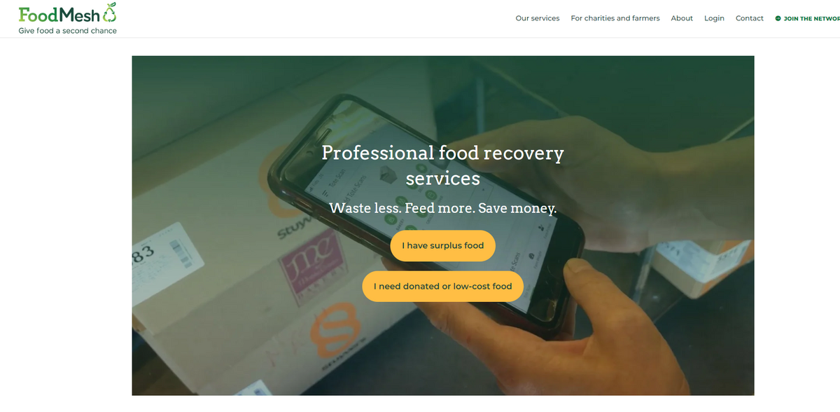 FoodMesh food waste diversion