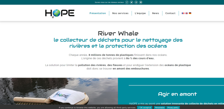 H2OPE’s River Whale Project: A Sustainable Solution for Waterway Pollution