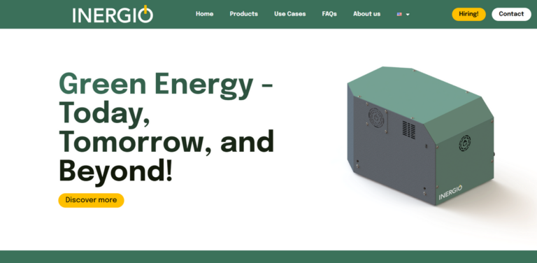INERGIO Technology SA: Transforming Energy Systems for a Sustainable Future