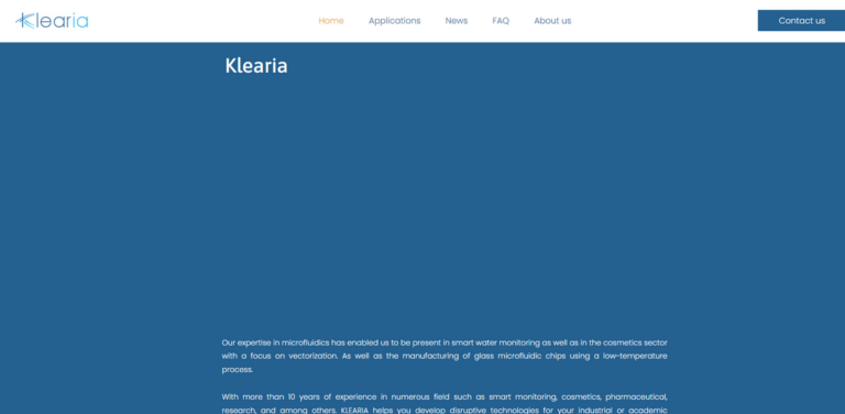 Klearia: Unlocking the Future of Microfluidics in Sustainable Industries