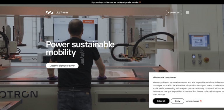 Lightyear Solar Technology Project: Driving Sustainable Mobility