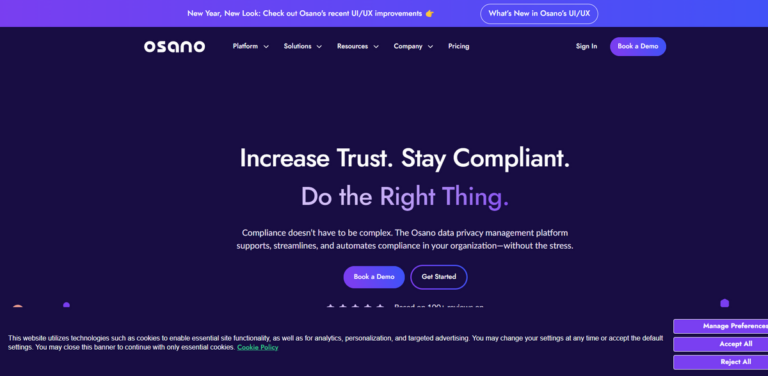 Osano: A Comprehensive Data Privacy Platform for Modern Businesses